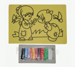 A4 Assorted Sand Art Design B